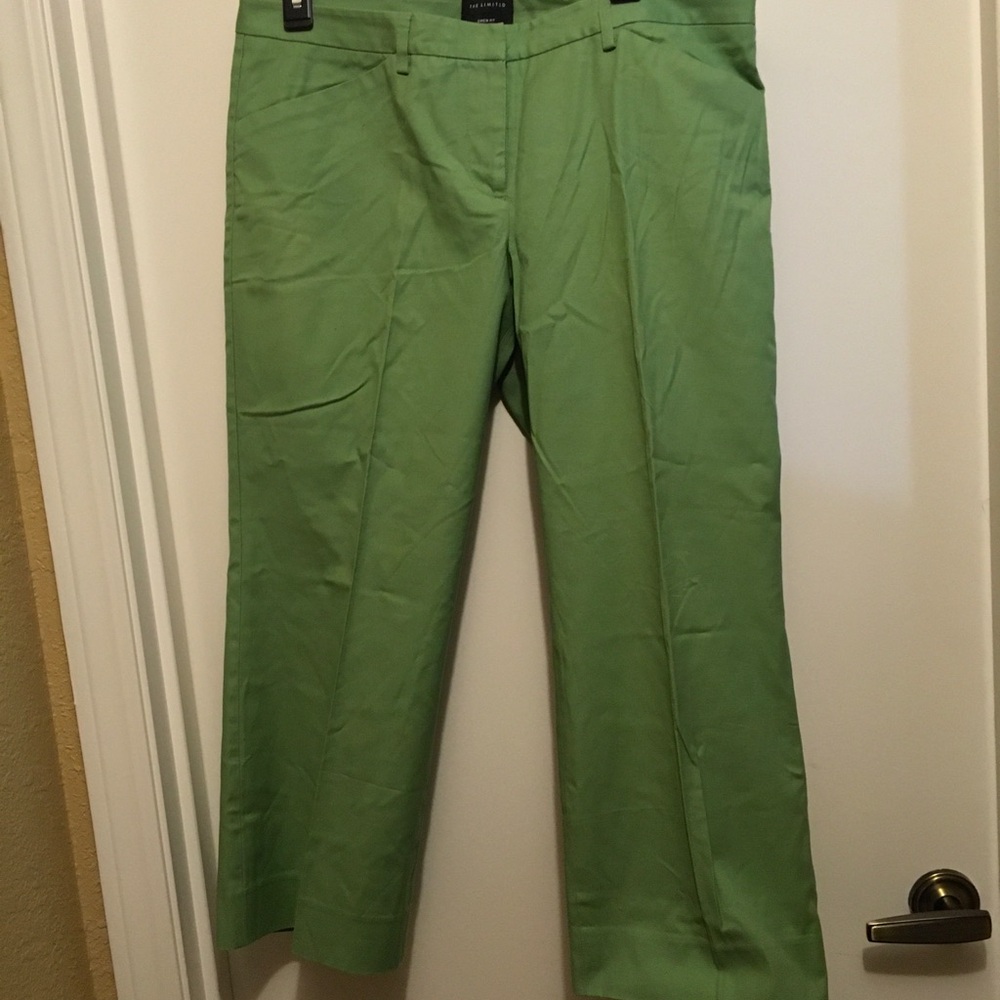 The Limited Green Wide Leg Pants